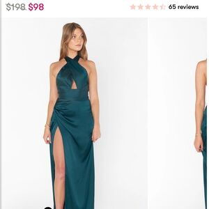 Adele Halter Maxi Dress